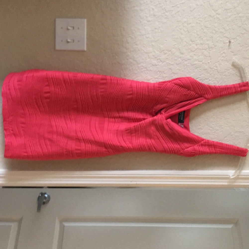 Guess pink dress